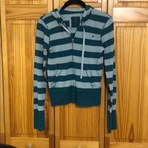 Aeri zip-up hooded jacket